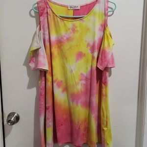 Tiedye 2xl blouse